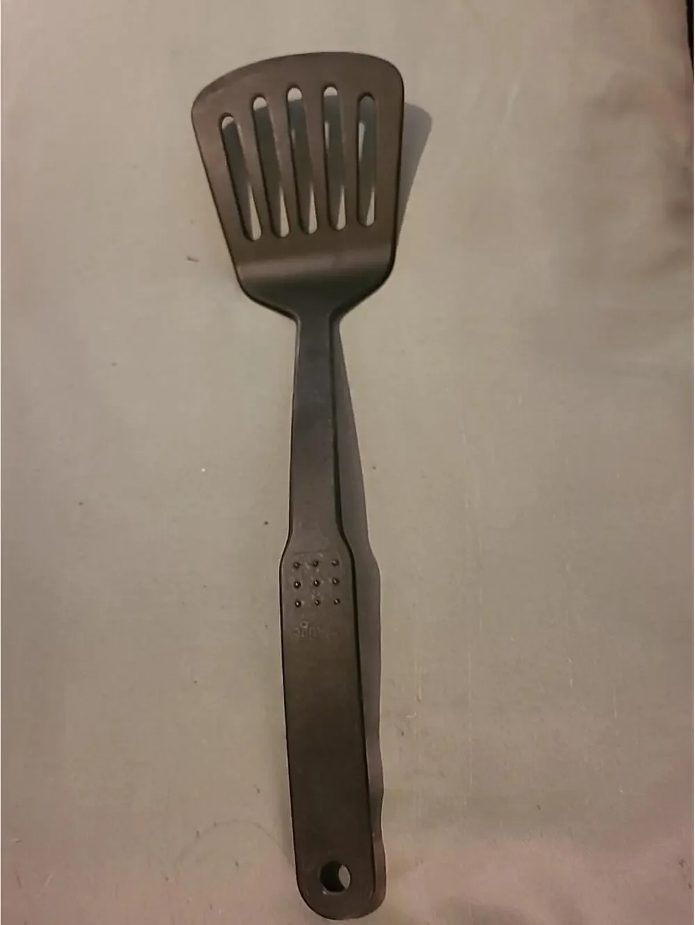 Prestige Black Nylon Slotted Cooking Spoon ~ Heat Resistant Up T0 410° F ~ 12